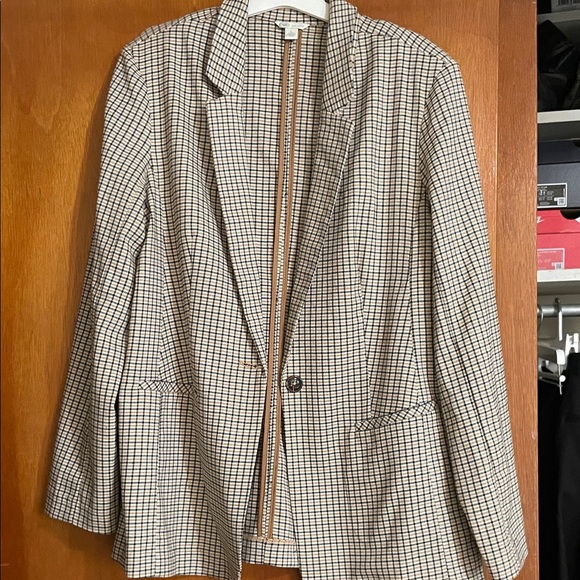 Cato Jackets & Blazers - Cato Black and White Checked Blazer